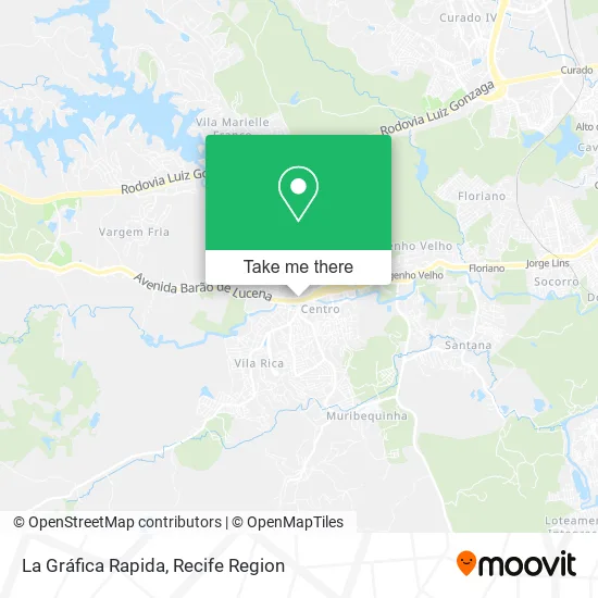 La Gráfica Rapida map