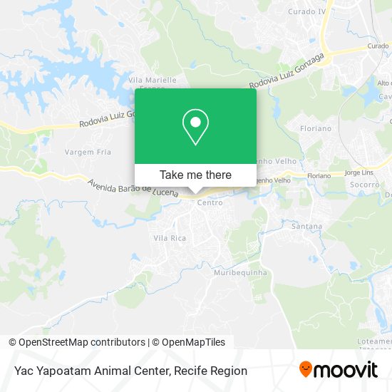 Yac Yapoatam Animal Center map