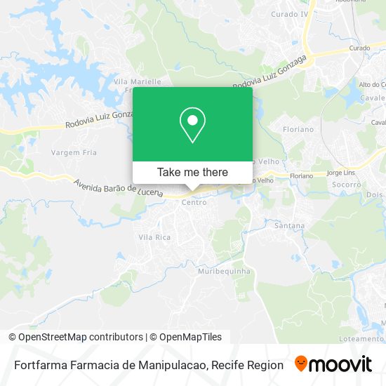 Fortfarma Farmacia de Manipulacao map