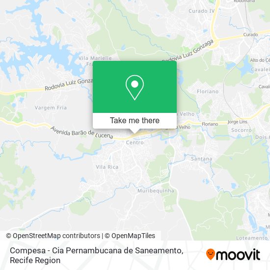 Compesa - Cia Pernambucana de Saneamento map