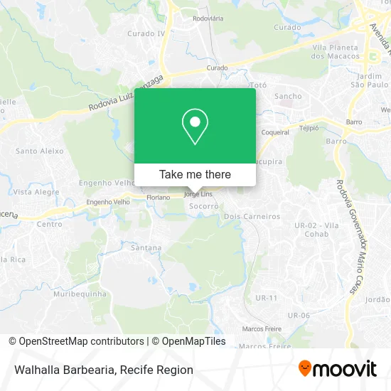 Walhalla Barbearia map