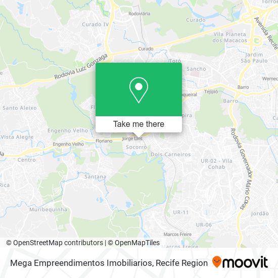 Mega Empreendimentos Imobiliarios map