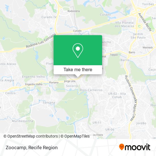 Zoocamp map