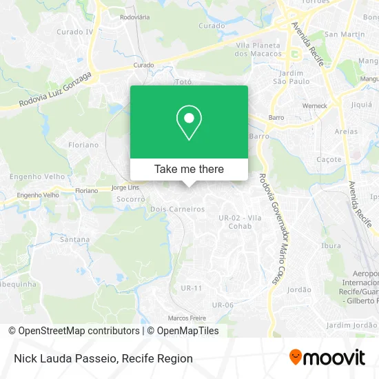 Nick Lauda Passeio map