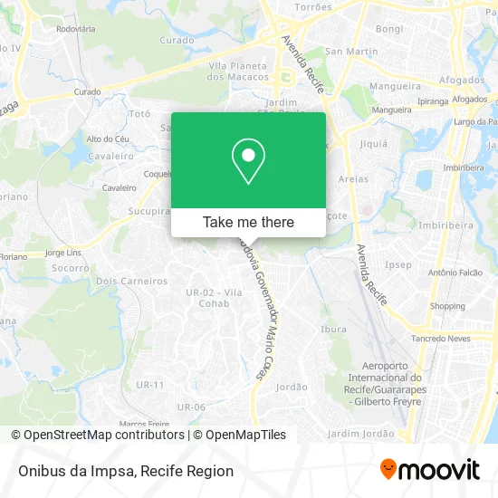 Onibus da Impsa map