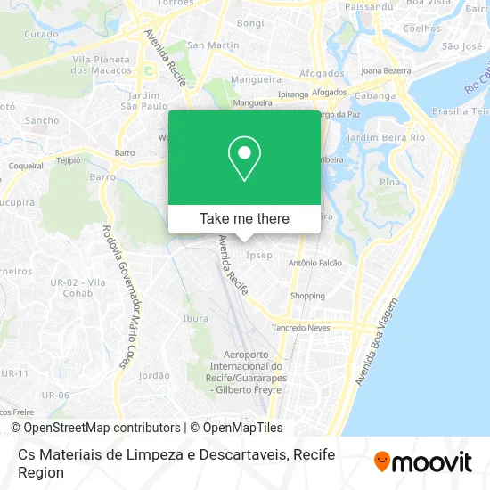 Cs Materiais de Limpeza e Descartaveis map