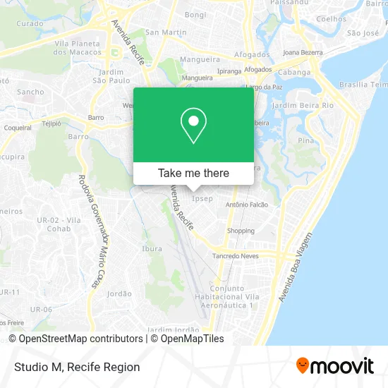 Studio M map