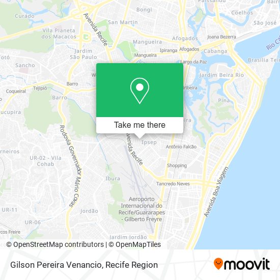 Gilson Pereira Venancio map