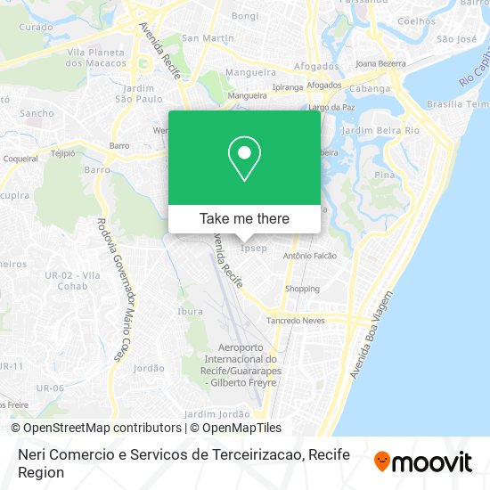 Neri Comercio e Servicos de Terceirizacao map