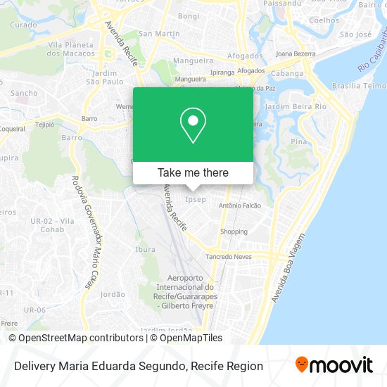 Mapa Delivery Maria Eduarda Segundo