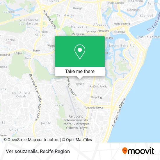 Verisouzanails map