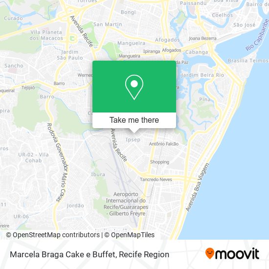 Marcela Braga Cake e Buffet map