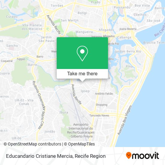 Educandario Cristiane Mercia map