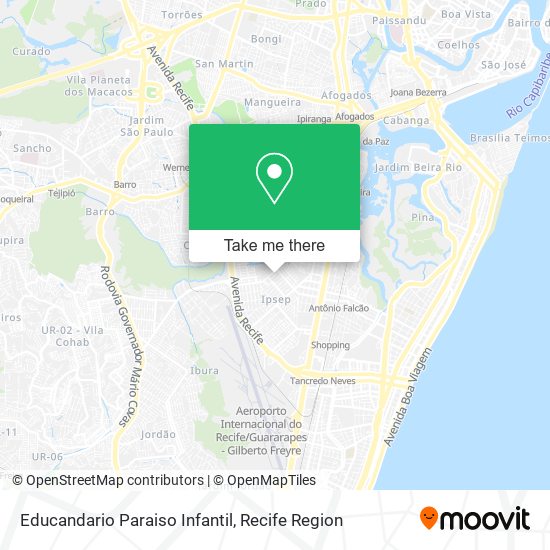 Educandario Paraiso Infantil map