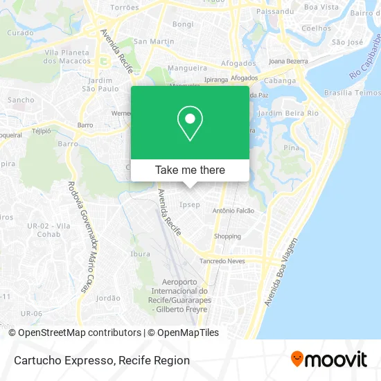 Cartucho Expresso map