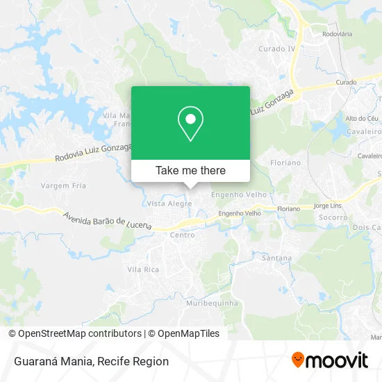 Guaraná Mania map