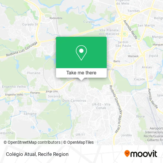 Colégio Atual map