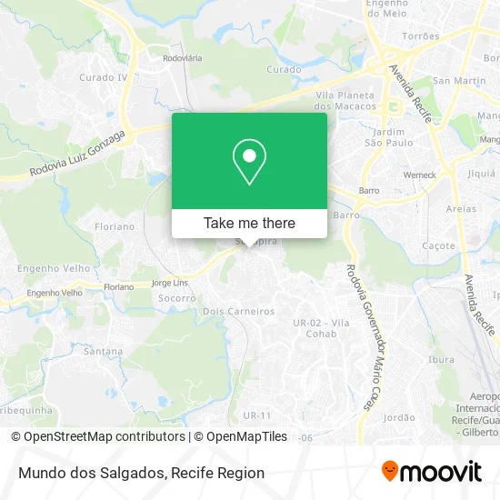 Mundo dos Salgados map