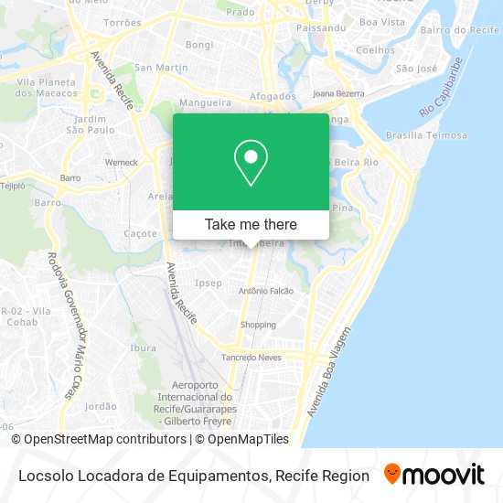 Locsolo Locadora de Equipamentos map