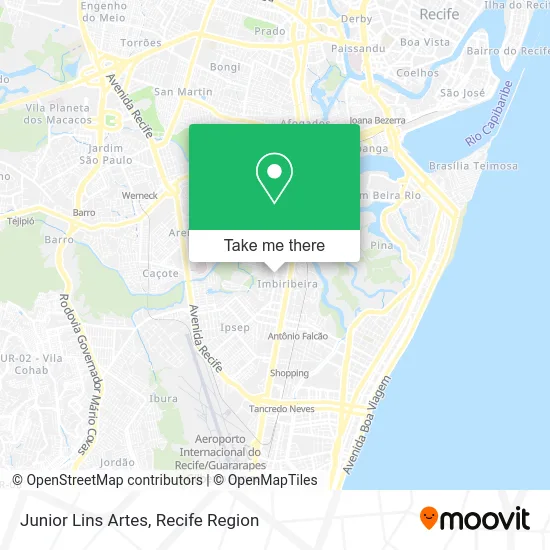 Junior Lins Artes map