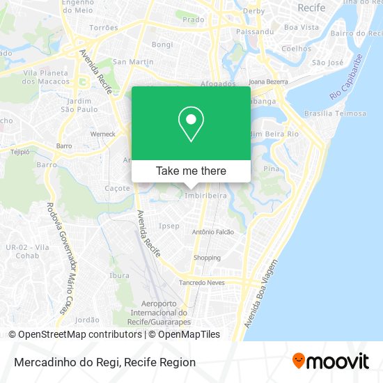 Mercadinho do Regi map