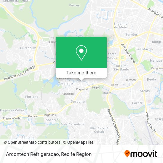 Mapa Arcontech Refrigeracao