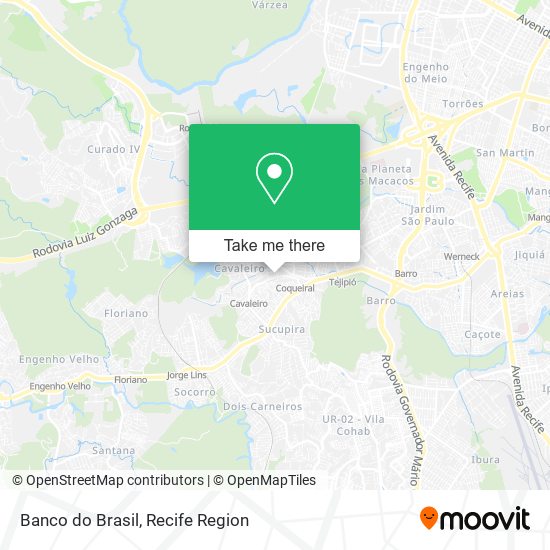 Banco do Brasil map