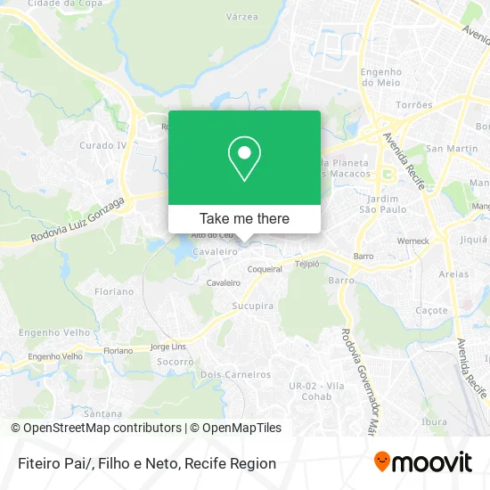 Fiteiro Pai/, Filho e Neto map