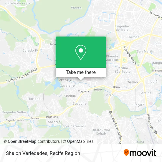 Shalon Variedades map