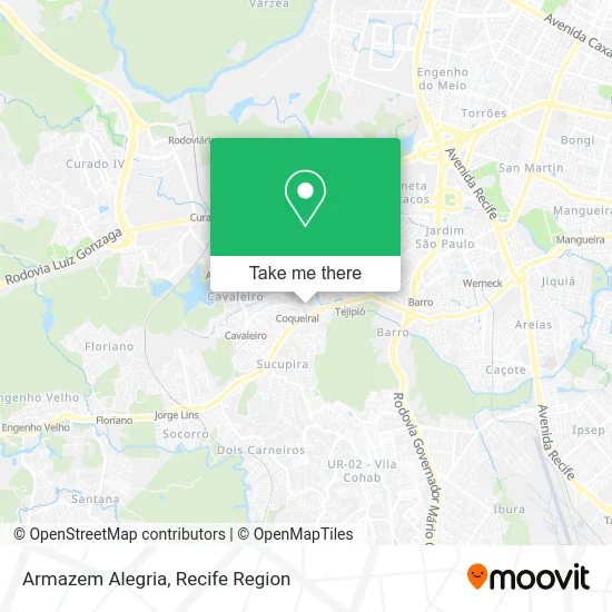 Armazem Alegria map