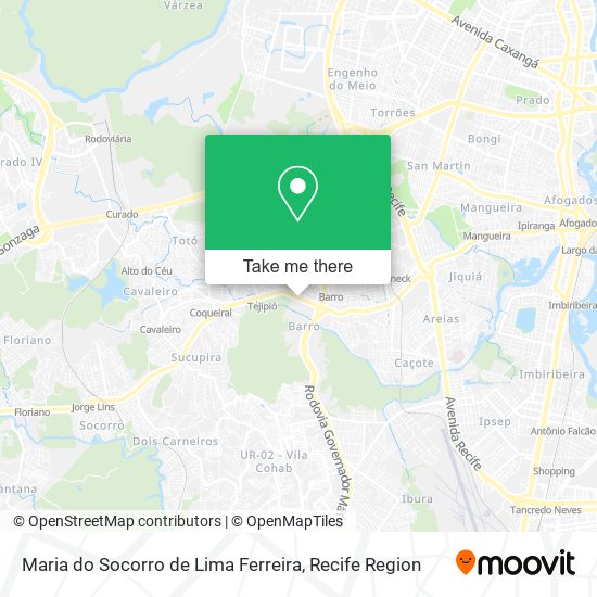 Maria do Socorro de Lima Ferreira map