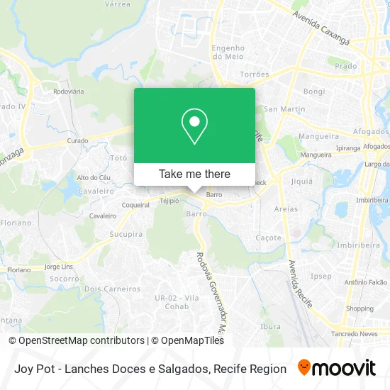 Joy Pot - Lanches Doces e Salgados map