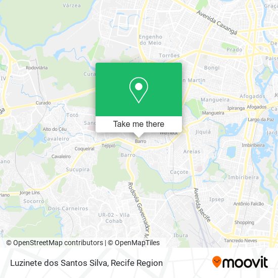 Luzinete dos Santos Silva map