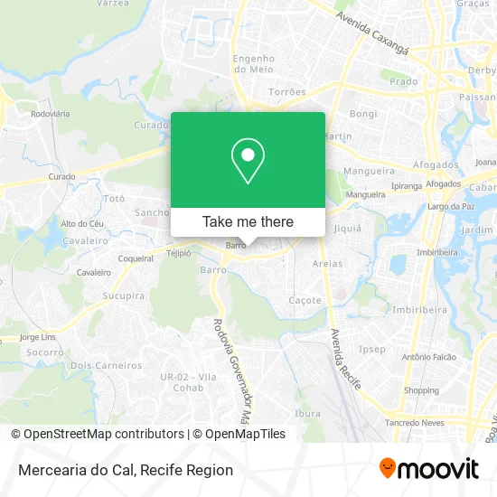 Mercearia do Cal map