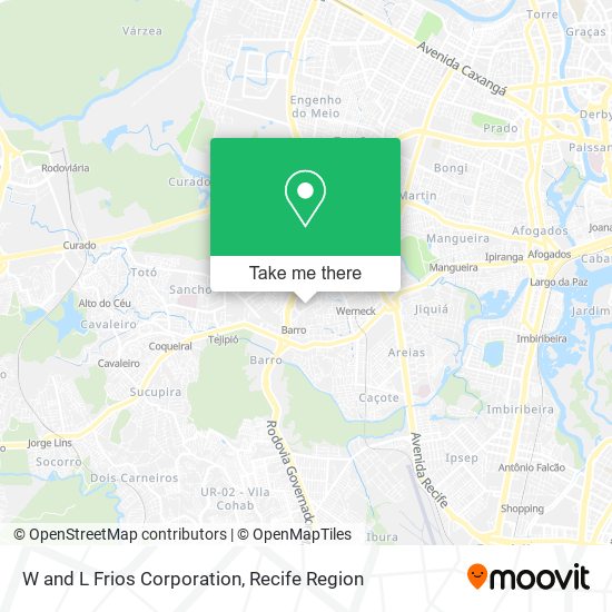 W and L Frios Corporation map