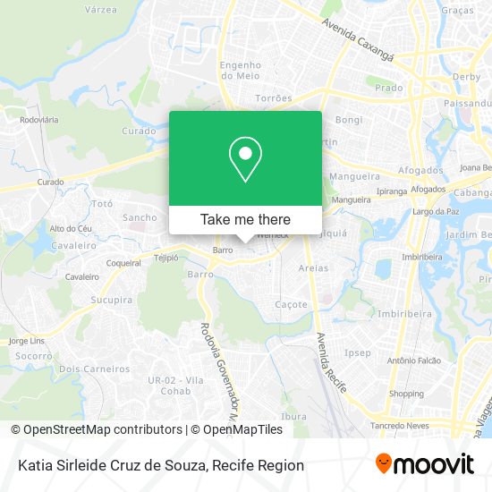 Katia Sirleide Cruz de Souza map