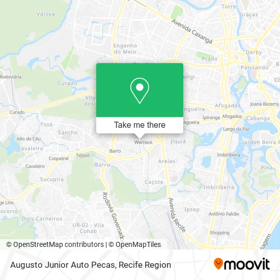 Augusto Junior Auto Pecas map