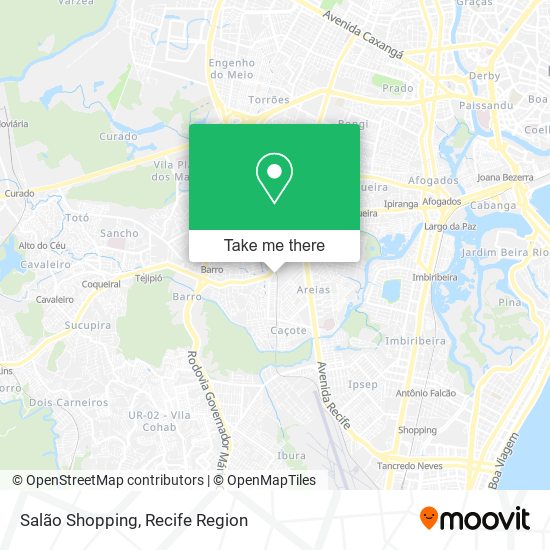 Salão Shopping map