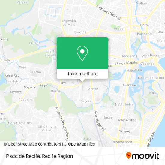 Psdc de Recife map