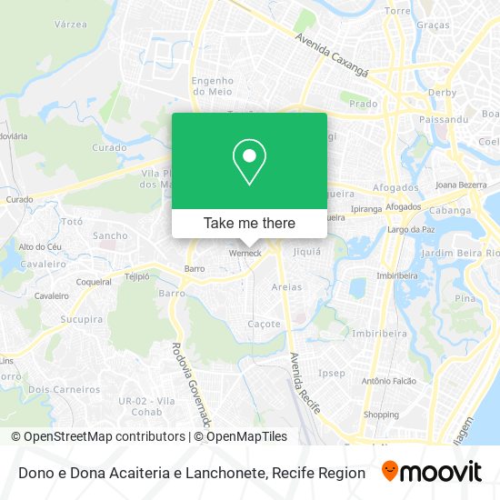 Dono e Dona Acaiteria e Lanchonete map