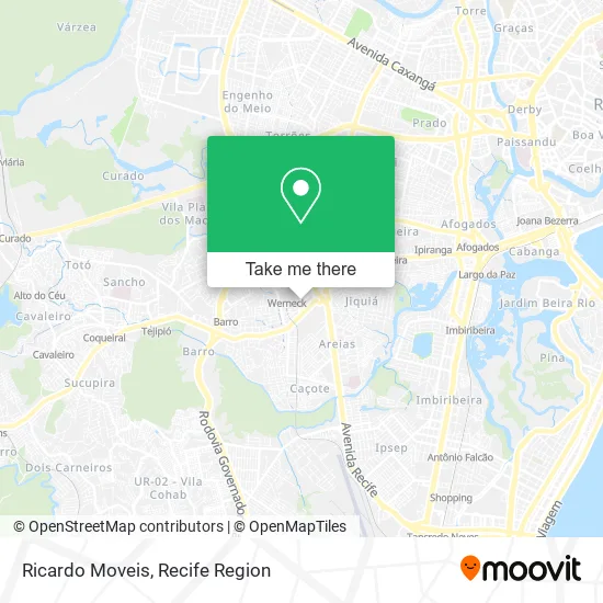 Ricardo Moveis map