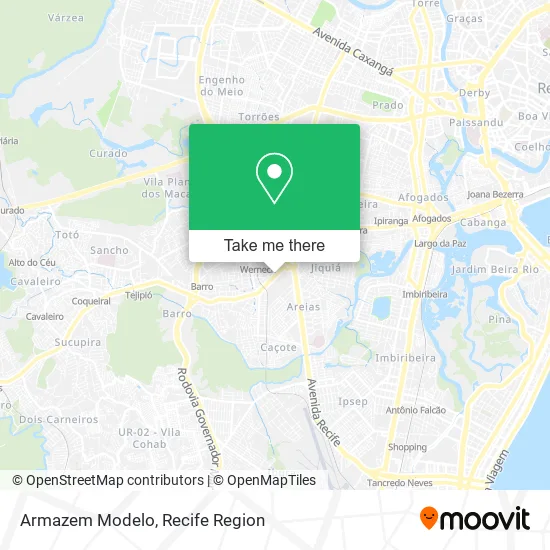 Armazem Modelo map