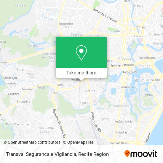 Transval Seguranca e Vigilancia map