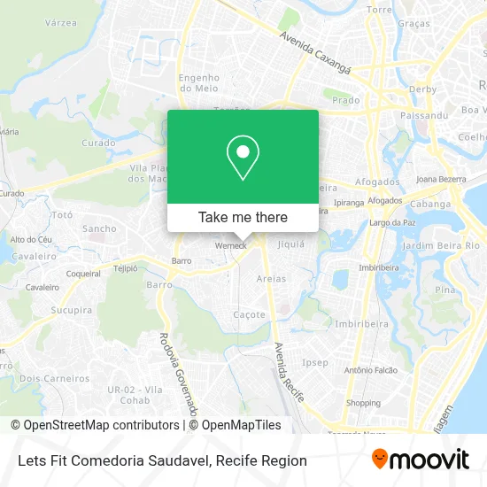 Lets Fit Comedoria Saudavel map