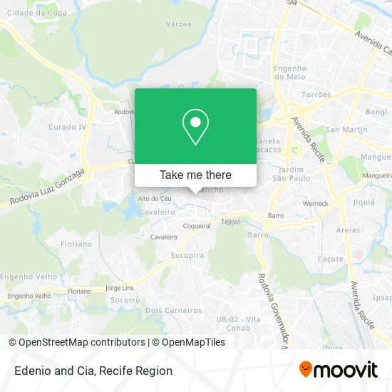 Edenio and Cia map