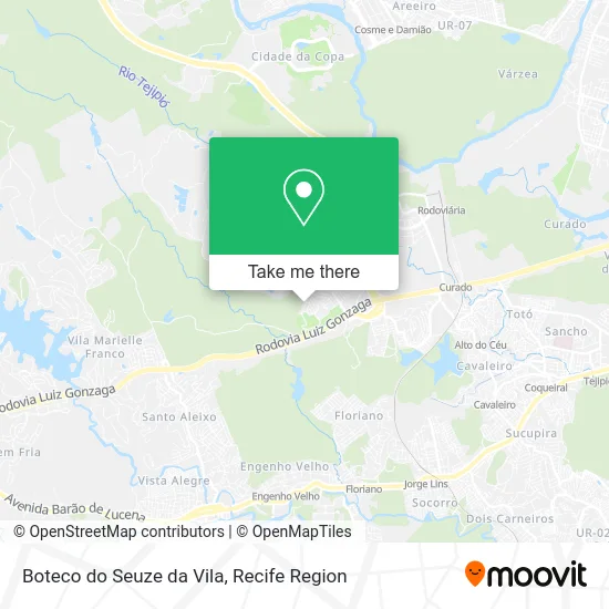 Boteco do Seuze da Vila map