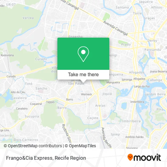 Frango&Cia Express map
