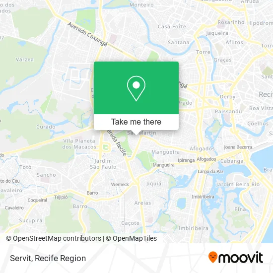 Servit map