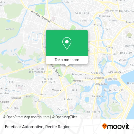 Esteticar Automotivo map