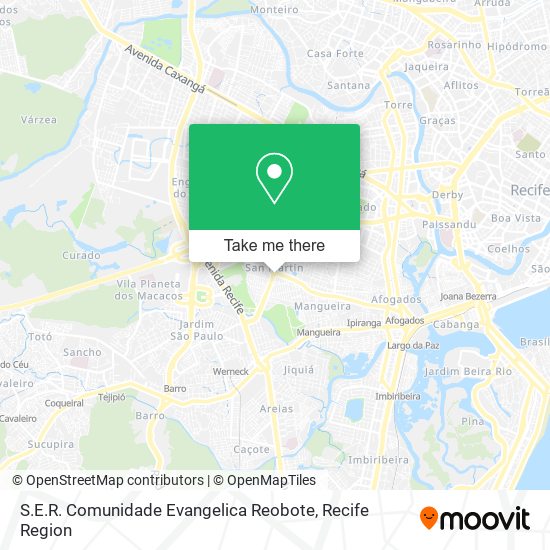 S.E.R. Comunidade Evangelica Reobote map